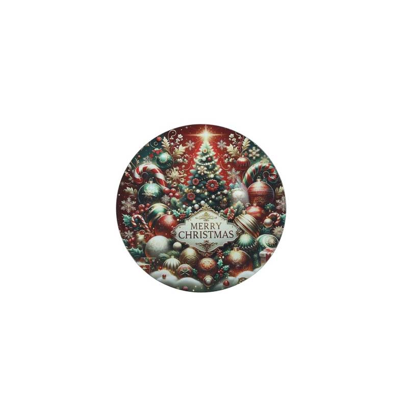 BRANDANI Christmas Sottopiatto Natalizio in PP Albero Pezzi 40cm