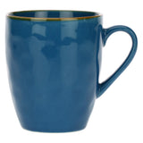 ROSE & TULIPANI Concerto Tazza Caffè Tè MUG 430ml Blu Avio Stoneware