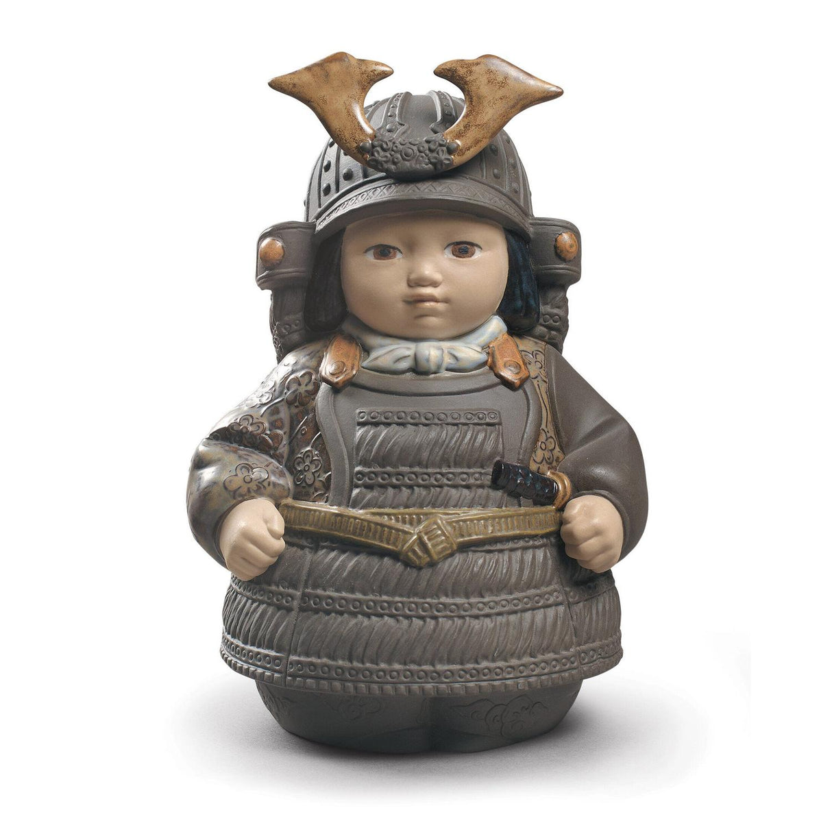 LLADRO' Figurina Samurai Toy 17x12cm Porcellana