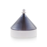 EMÒ ITALIA Scatola Portaoggetti con Coperchio Trullo Pugliese Nero Bianco Ceramica 12 cm