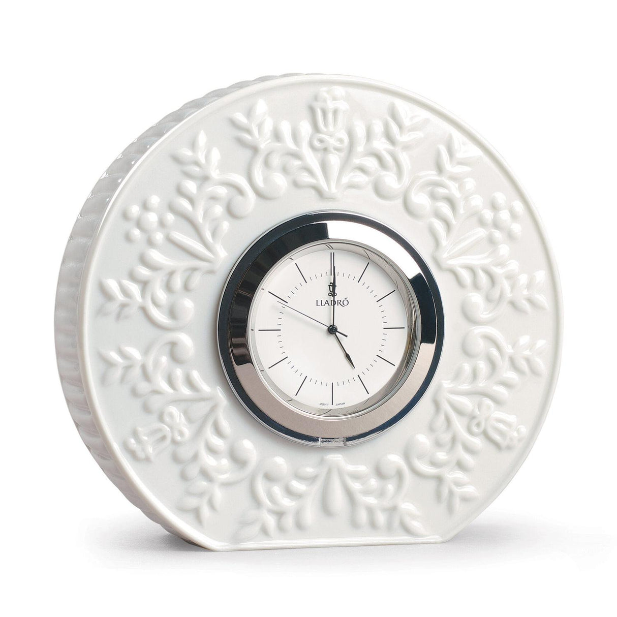 LLADRO' Orologio Logos 10x11cm Porcellana