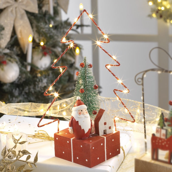 Angelo con tromba resina e tessuto presepe Celebration 30 cm | vendita