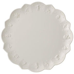 Piatto piano Toy's Delight Villeroy & Boch in porcellana bianca 29,5 cm