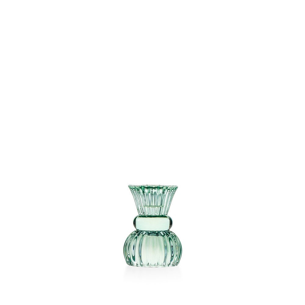 EMÒ ITALIA Marrakech Candeliere Mini in Vetro Verde 8cm