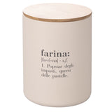 VILLA D'ESTE HOME TIVOLI Victionary Barattolo Farina 2L Beige Gres e Bamboo