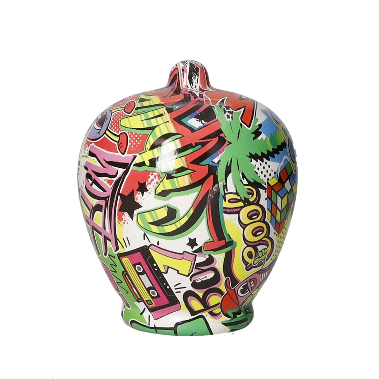 BRANDANI Classic Piggy Bank 14x11cm Multicolored Dolomite