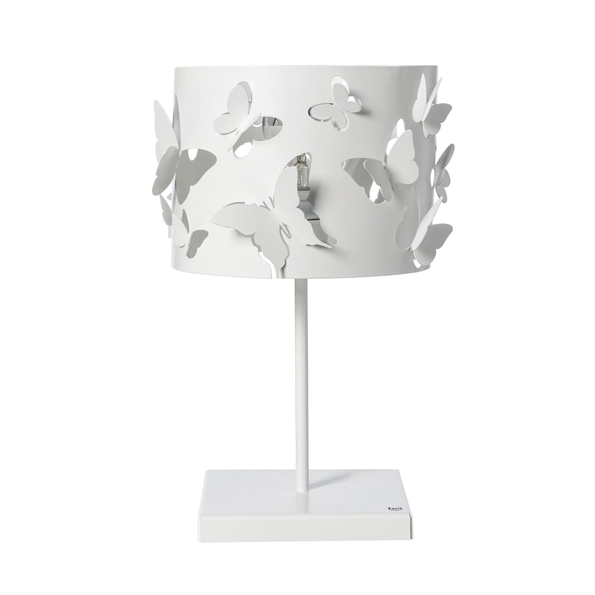 ARTI & MESTIERI Lampada da Tavolo Moderna Farfallosa Bianco Marmo