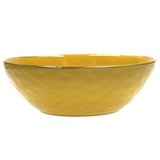 ROSE &amp; TULIPS Concerto Bowl Cup Ocher 26cm Stoneware