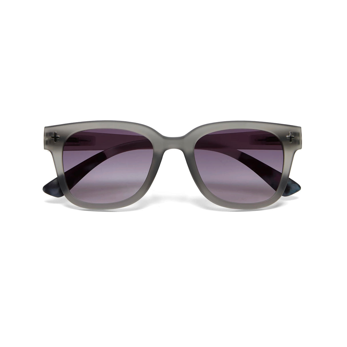 OKKIA Giovanni Occhiali da Sole Unisex Soft Touch Grigio Traslucido
