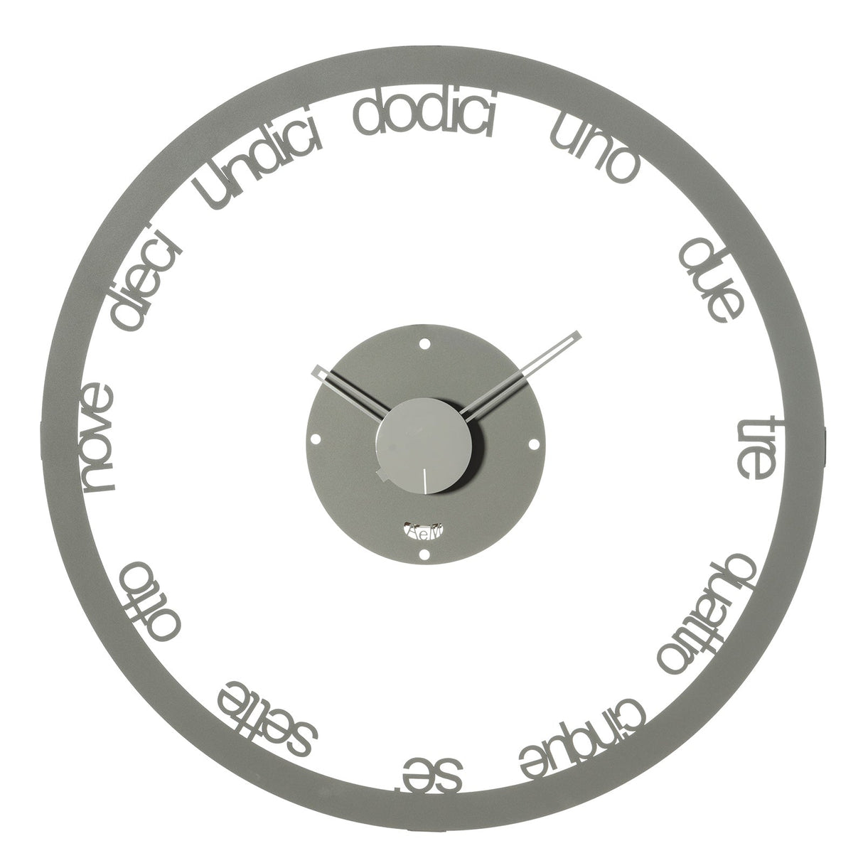 ARTI & MESTIERI Orologio Grande da Parete di Design Circolo Fango