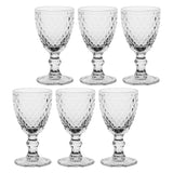 LA PORCELLANA BIANCA Etrusco Set 6 Pezzi Calice Vino 250ml Vetro