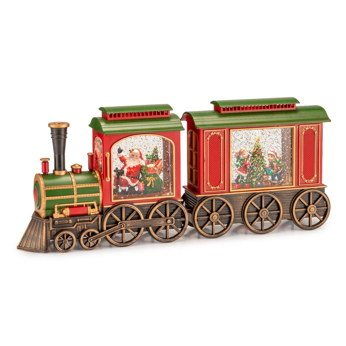 PALAIS ROYAL Treno di Natale Polar Express con Musica Movimento e LED 48x20cm