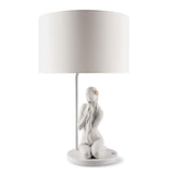 LLADRO' Lampada da Tavolo Pace Interiore 63x40cm Porcellana
