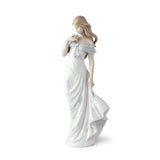 LLADRO' Figurina Donna Il Sussurro Dei Fiori 37x14cm Porcellana