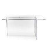iPLEX Aria Tavolo Trasparente 155x75x80cm Made in Italy PMMA
