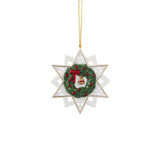 VILLEROY & BOCH Annual Ornaments 2024 Addobbo per Albero di Natale Stella 10,5cm Porcellana