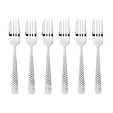 SAMBONET - Cortina Cutlery 6 Stainless Steel Dessert Forks
