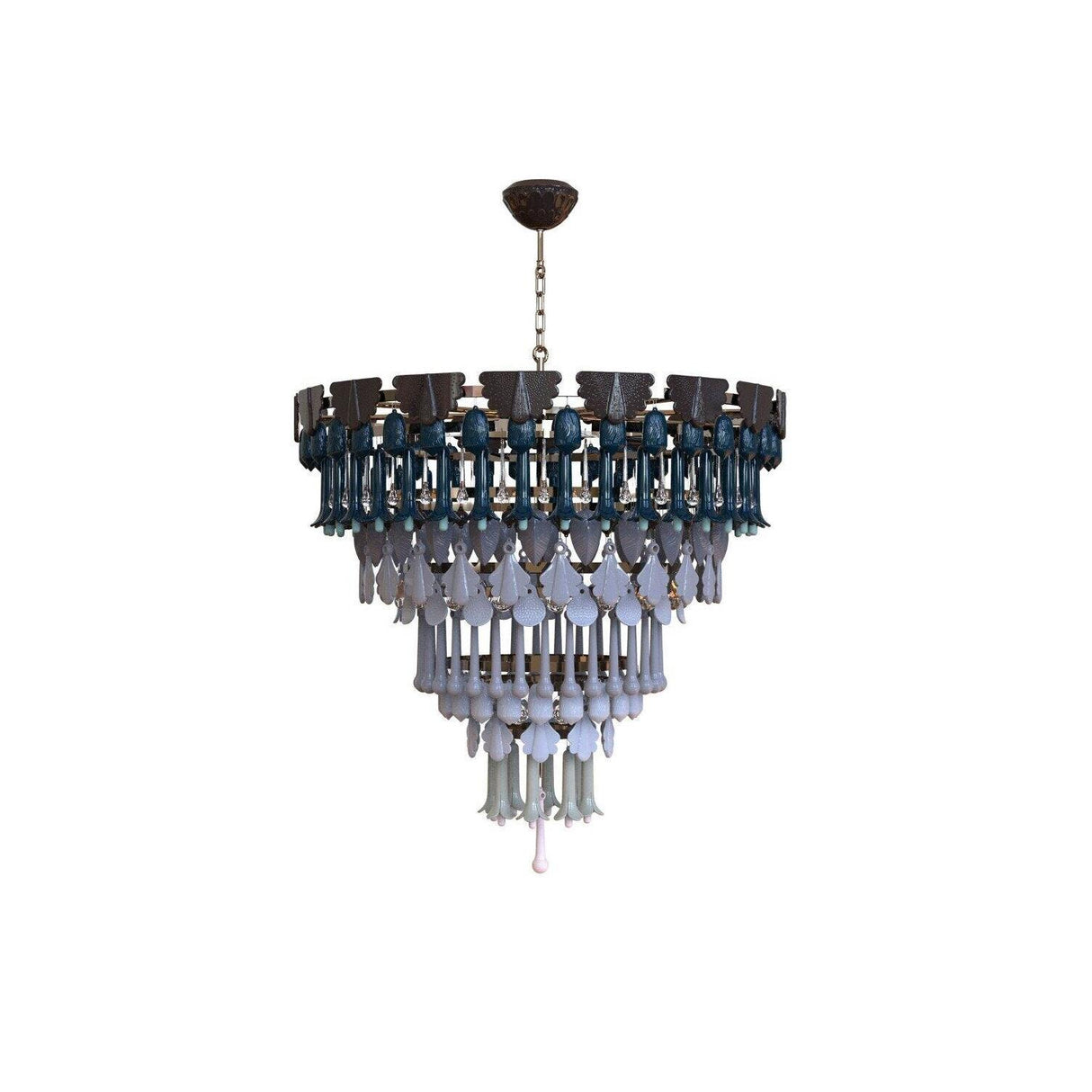 LLADRO' Chandelier Seasons 100 cm Inverno 118x100cm Porcellana