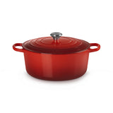 LE CREUSET Cocotte Rotonda Evolution 30cm Ciliegia Ghisa Vetrificata