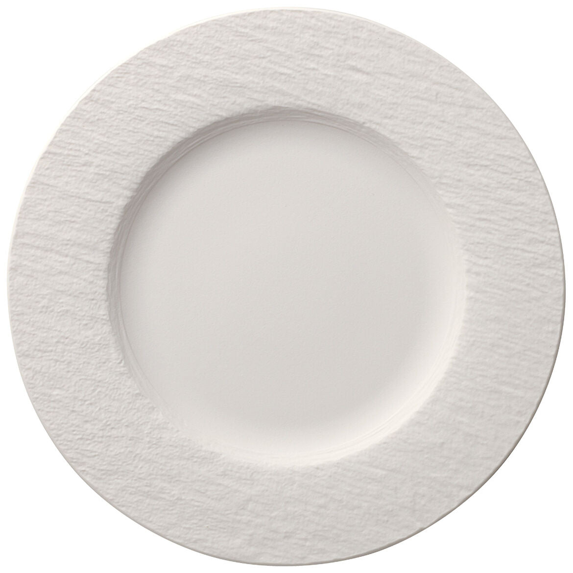 VILLEROY & BOCH - Manufacture Rock Blanc Piatto Piano Bianco 27cm Porcellana