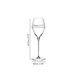 RIEDEL Veloce Sauvignon Blanc Goblet Glass Set 2 Pieces 347ml Crystal