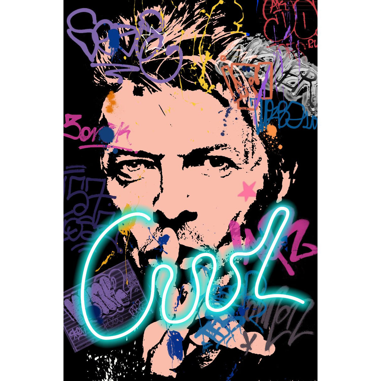 PALAIS ROYAL Quadro Stampa su Tela con LED Cool 60x90cm