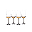Set 4 bicchieri da rum Riedel in cristallo a stelo lungo 200 ml