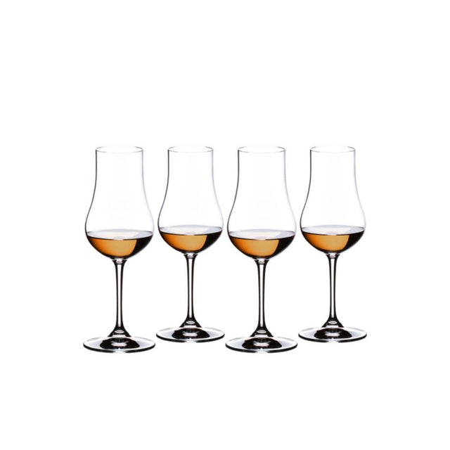 Set 4 bicchieri da rum Riedel in cristallo a stelo lungo 200 ml