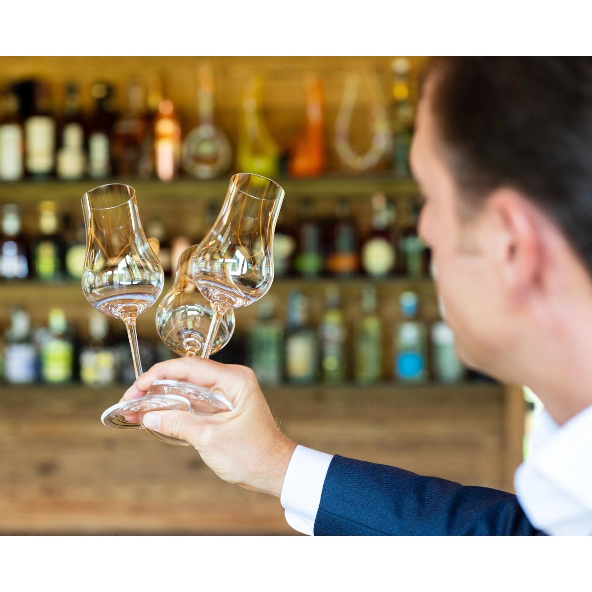 RIEDEL Set Da Rum Bicchieri Stelo Lungo Set 4 Pezzi 200ml Cristallo