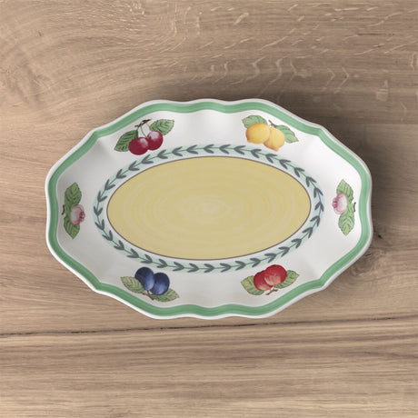 VILLEROY & BOCH French Garden Fleurence Raviera Piattino Ovale 24cm