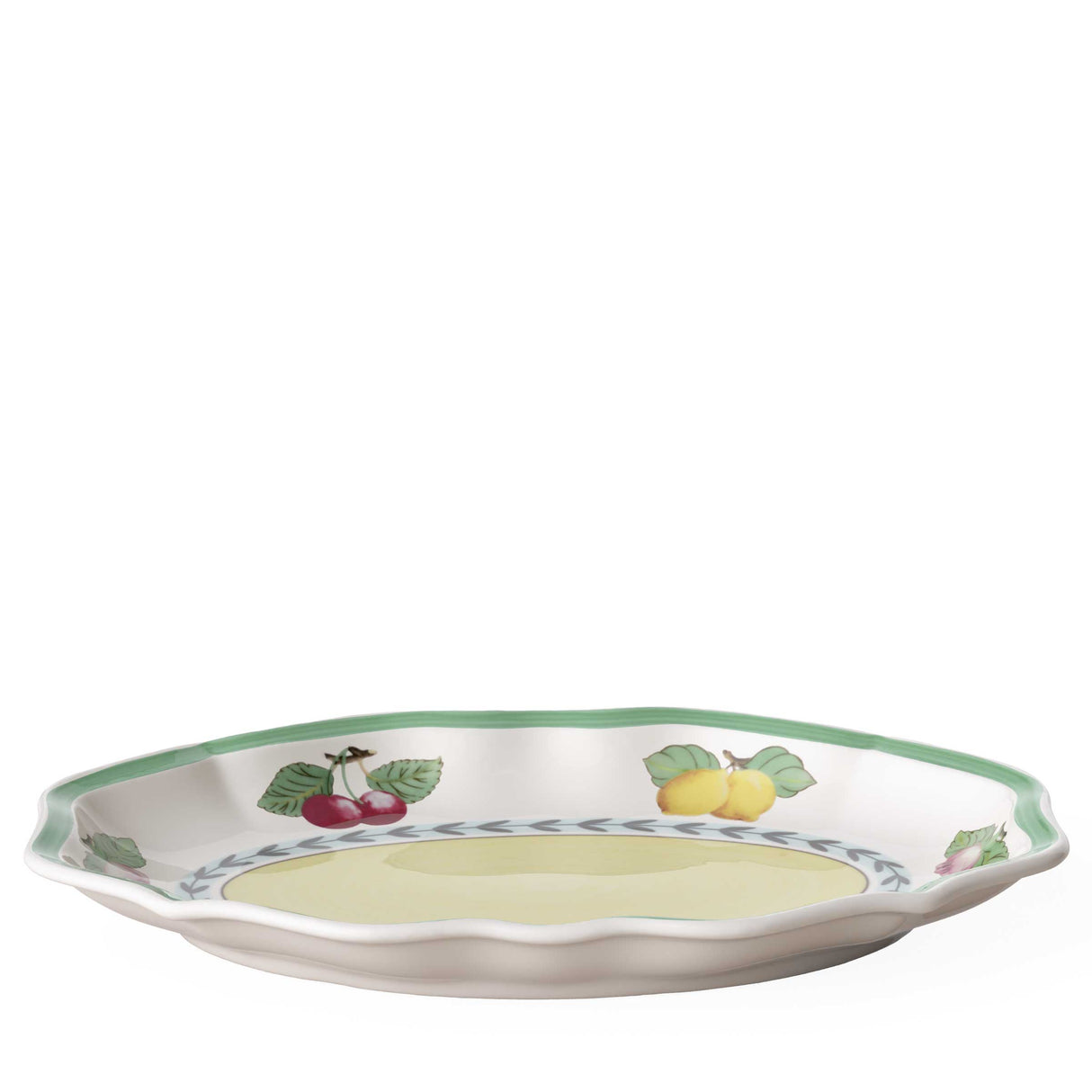 VILLEROY &amp; BOCH French Garden Fleurence Raviera Oval Saucer 24cm