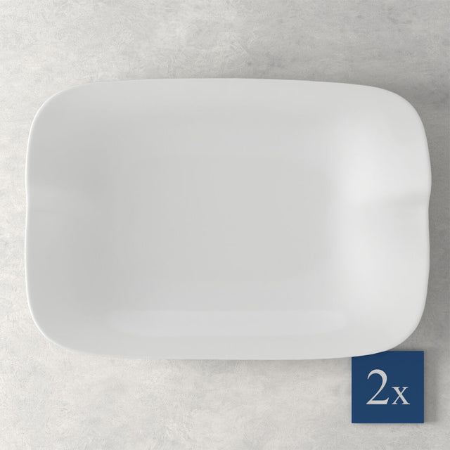 VILLEROY & BOCH Pasta Passion Piatto Lasagne Set 2 Pezzi 32x22cm Porcellana