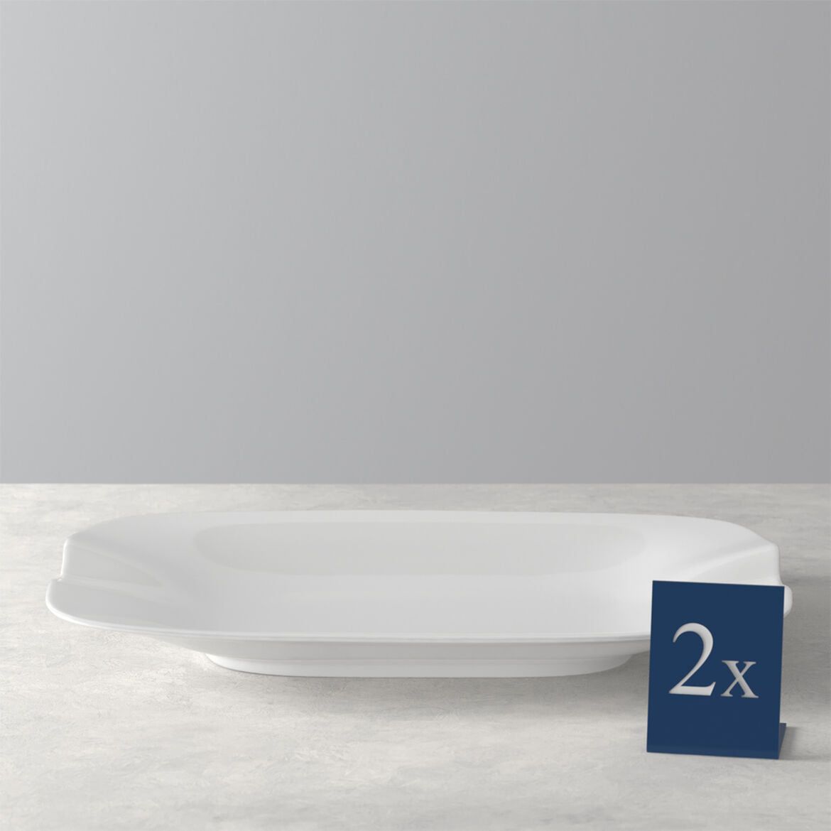 VILLEROY & BOCH Pasta Passion Piatto Lasagne Set 2 Pezzi 32x22cm Porcellana