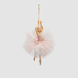 Addobbo ballerina EDG Enzo De Gasperi in resina rosa 18 cm