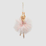 EDG Enzo De Gasperi Addobbo Decorazione di Natale Ballerina 18cm Rosa