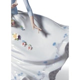 Lladró Figurina Donna Profumi Al Vento 28x20cm Porcellana