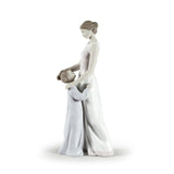 Lladró Figurina da Madre a Figlia 36x16cm Porcellana