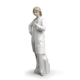 LLADRO' Figurina Dottoressa 31x14cm Porcellana