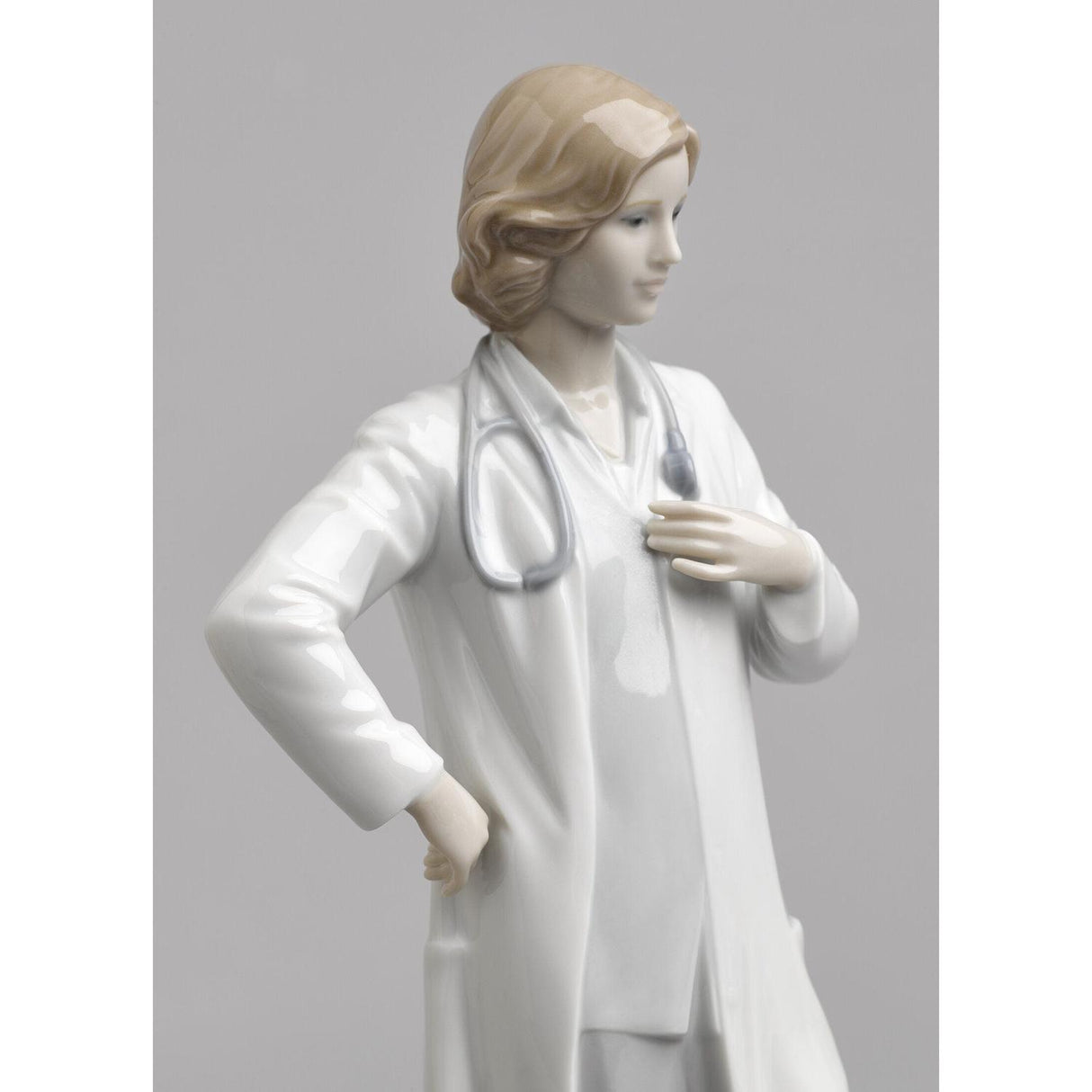 LLADRO' Figurina Dottoressa 31x14cm Porcellana