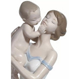 LLADRO' "Amore incondizionato" Figura Statua Madre Bambino Porcellana H31cm