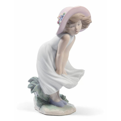 LLADRO' "Adorabile Marilyn" Figura Statua Bambina Piccola Porcellana H17cm