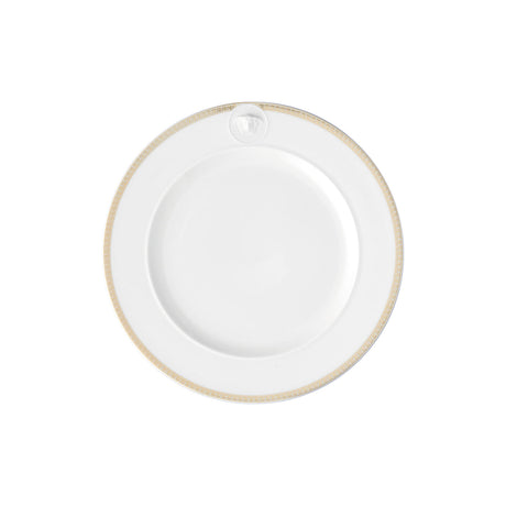 VERSACE Medaillon Meandre d'Or Piatto Colazione Piano 22cm Porcellana