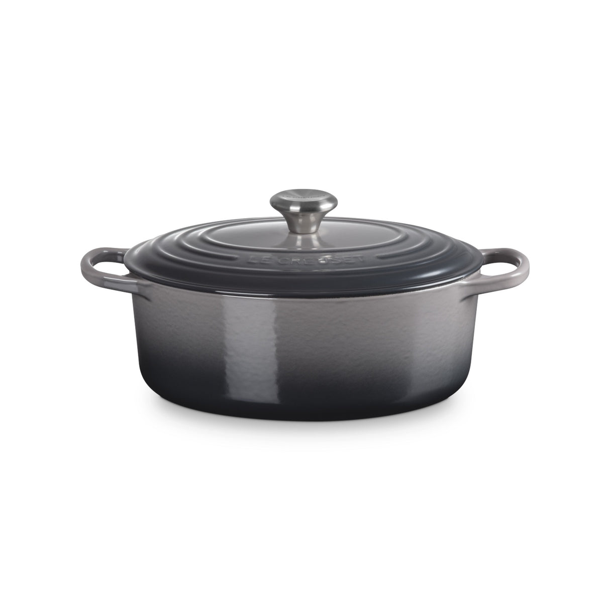 LE CREUSET Cocotte Ovale Evolution 29cm Flint Ghisa Vetrificata
