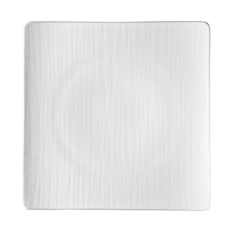 ROSENTHAL Mesh Weiss Piatto Quadrato Piano 31cm Porcellana