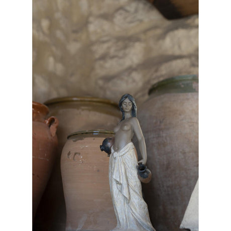 Lladró Figurina Acquaiola 36x15cm Porcellana