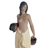Lladró Figurina Acquaiola 36x15cm Porcellana