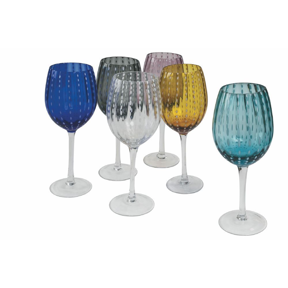 VILLA D'ESTE HOME TIVOLI - Shiraz Set 6 calici in vetro colorato 300 ml 2197745
