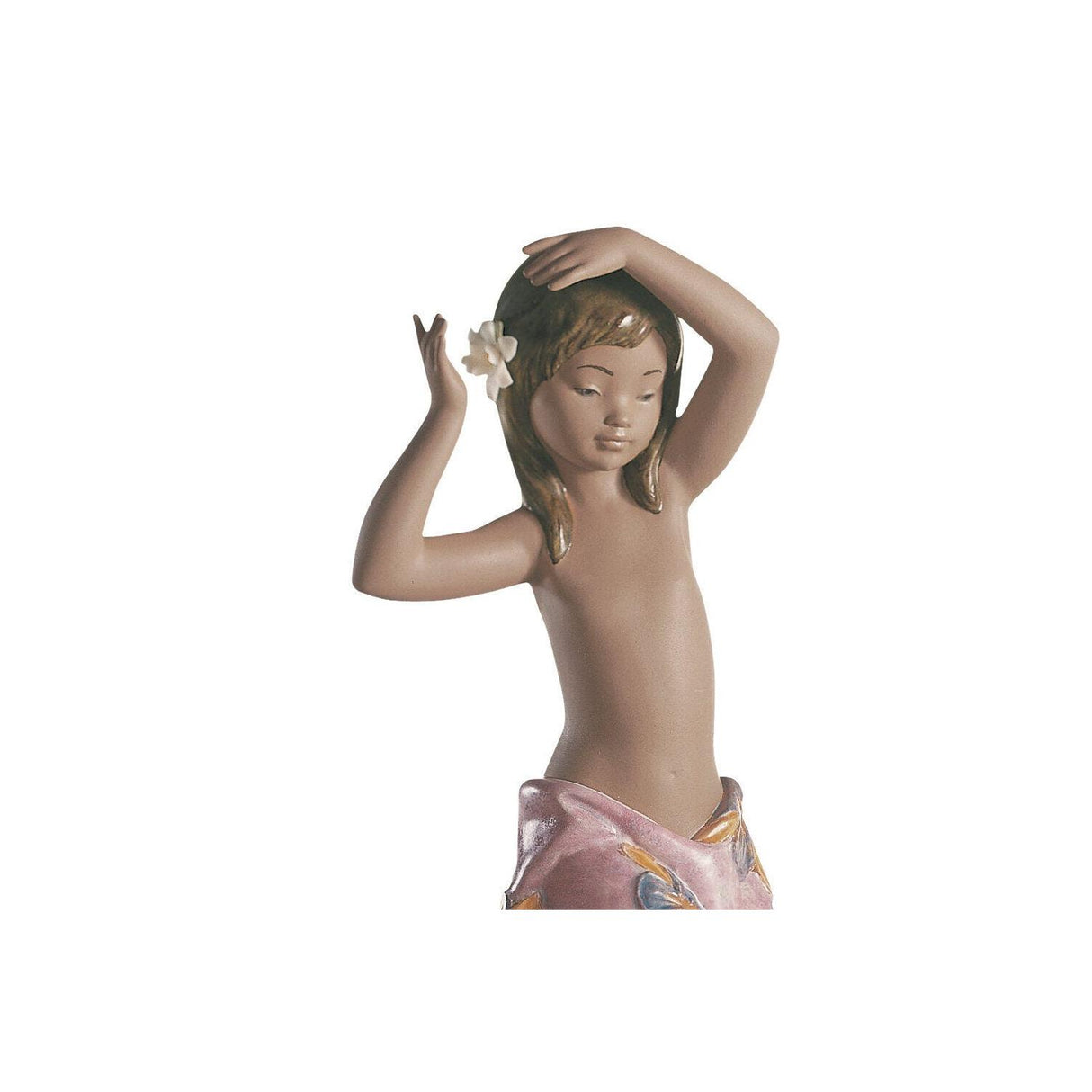 Lladró Figurina Bimba Fiore Del Tropico 25x12cm Porcellana