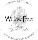 WILLOW TREE Figurina Statuina Insieme Design di Susan Lordi 23cm Resina