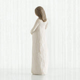 WILLOW TREE Figurina Statuina Amare Teneramente Design di Susan Lordi 21cm Resina